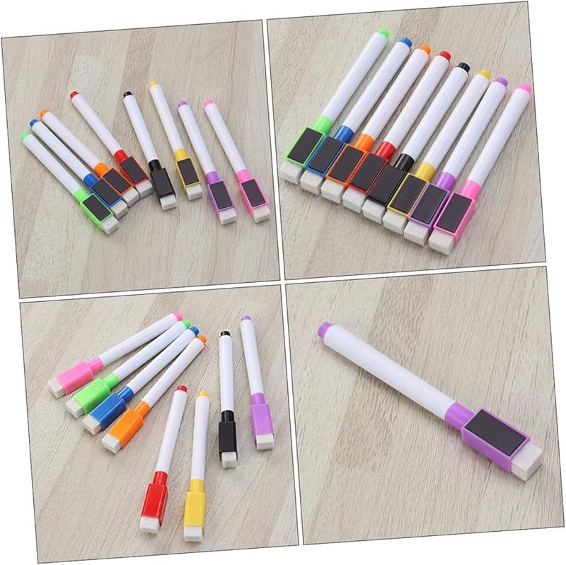 Angoily 40 Pack Low Odor Dry Erase Markers with Eraser Magnetic Whiteboard Pens for Classroom Office Home - Image 5